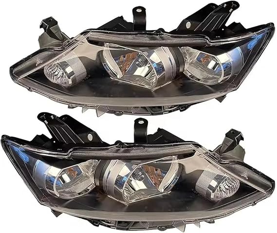 Headlight Assembly A Pair Headlights For Toyota For Allion NZT260 ZRT260 ZRT261 ZRT265 2012 2013 Headlamp Car Front Lights Lamp Assembly Headlights(Black)