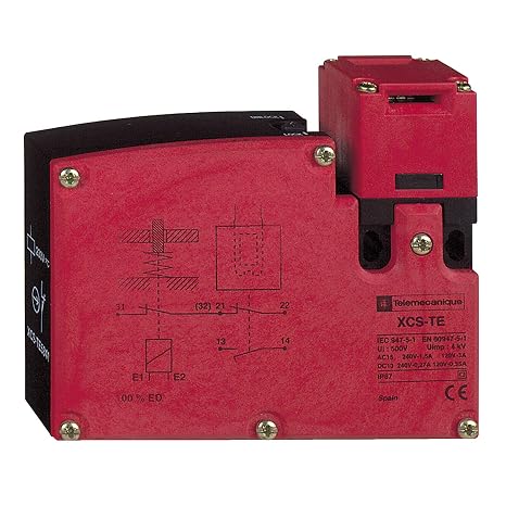Telemecanique Preventa Detection System - Rectangular Safety Switch with Key Operated Turret Head, Double Pole, Plastic, 2NC, 1 Entry for PG 11 Cable, XCSTE7311