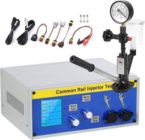 Diesel Injector Tester Compression Kit, CIT800 Diesel Common Rail Injector Tester, Diesel Injector Nozzle Tester + S60H Injector Validator