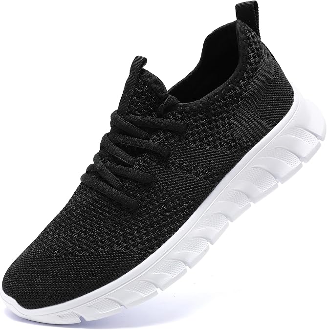 Mens Trainers Running Shoes Slip on Sneakers Tennis Gym Training Casual Workout Shoe
