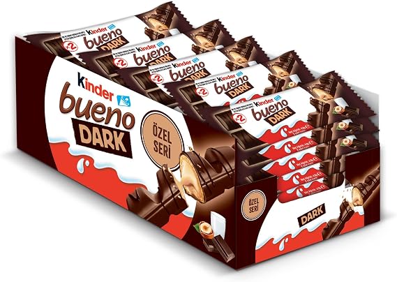 Kinder Bueno Dark Çikolata 40 Gr 30 Adet