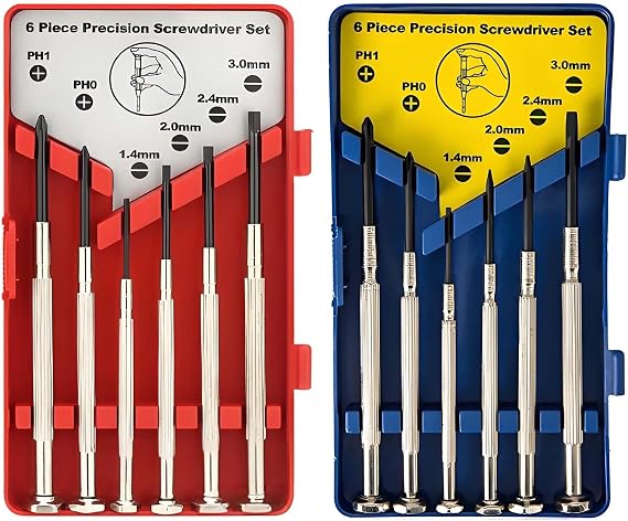 12 Pcs Mini Screwdriver Set, Glasses Screwdrivers Watch Screwdrivers Glasses Repair Kit, Mini Screwdriver Tool Kit Suitable for Repairing Jewelers Watches and Computer