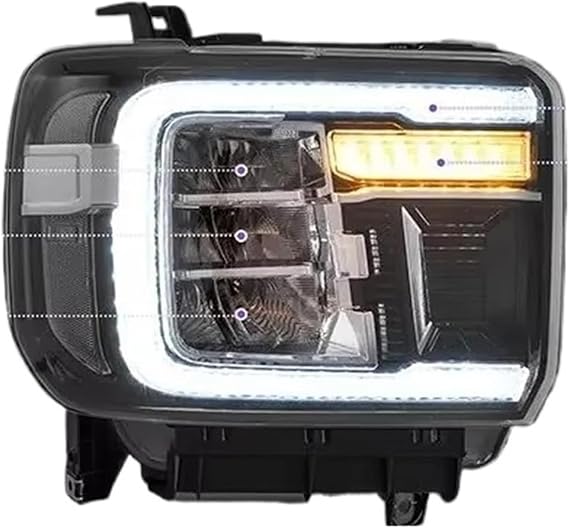 Headlight Assemblies Headlight Assembly for GMC For Sierra 1500 2014-2018 Pair Of Car Styling