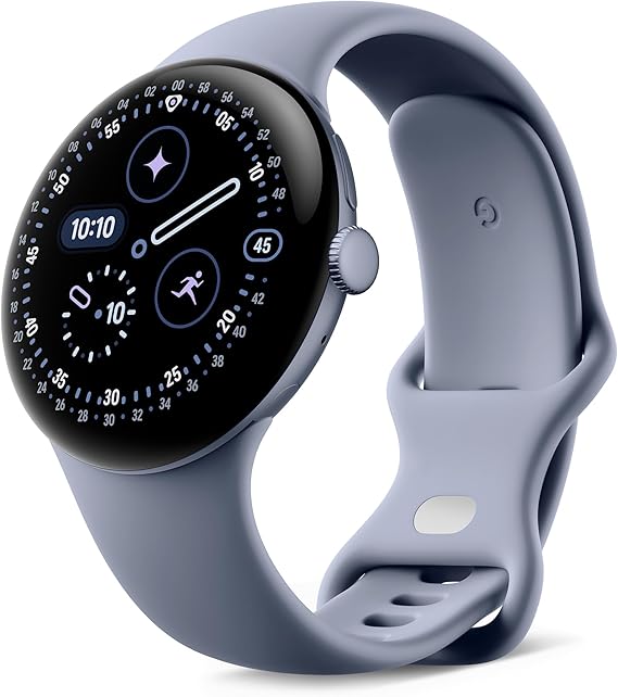 Google Pixel Watch 4 45mm - Satin Moonstone - Moonstone Band - Wi-Fi