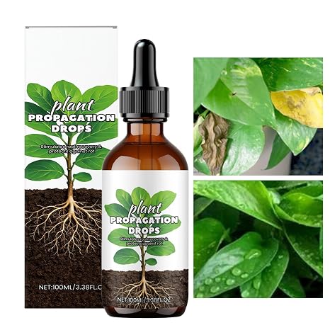 Root Stimulator, Prop Drops, 100ml Liquid Root Stimulator For Cuttings, Propagation Promoter, Fertilizer Drops For Plants Healthy, Gardening Care For Increases Access To Macro Nutrients