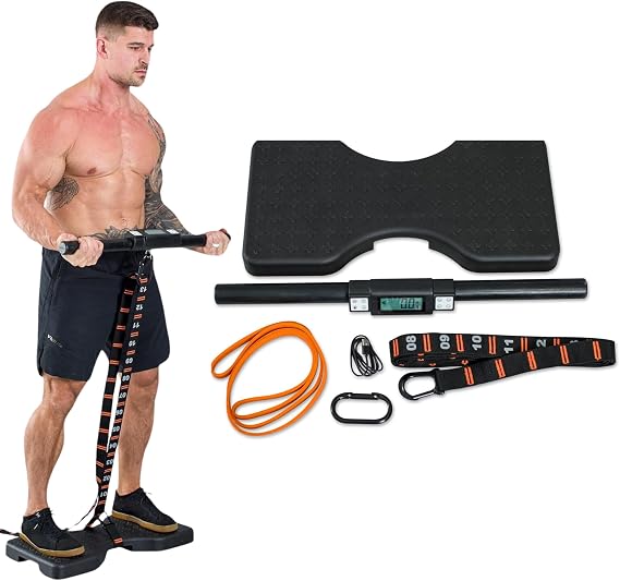 Dragon Door - Isomax Isometric Training Equipment, Barbell with Digital Force Generation Meter, Handgrip for At Home Workouts, All In One Workout Machine