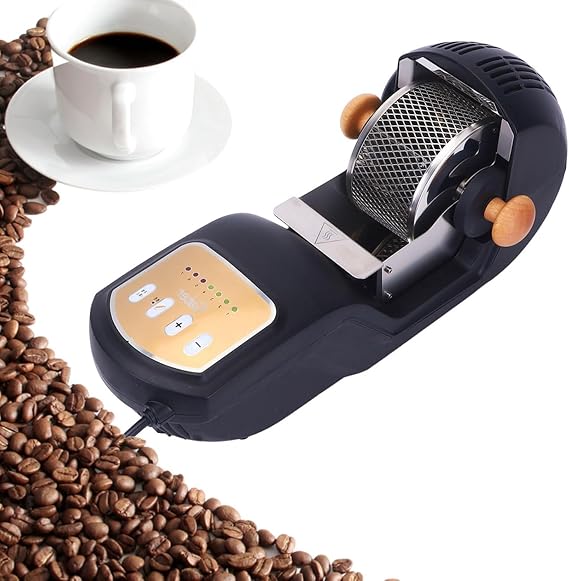 Electric Coffee Bean Roaster, 1500 Watt Fully Automatic Home Coffee Roaster for Professional Use, Ideal for Roasting Coffee Beans at Home