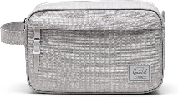 Herschel Unisex Chapter Travel Kit, Grey Crosshatch (Limited Edition), Standard - 5L, Chapter Travel Kit