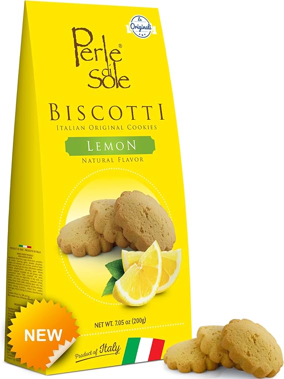 Natural Lemon Flavored Biscuits - Perle di Sole