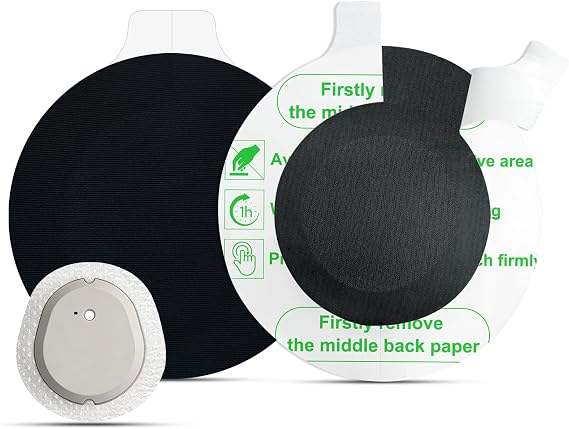 Dexcom G7 & Stelo オーバーパッチ 防水 ブラック 40枚パック