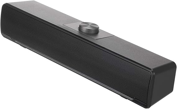 TV Soundbar Computer Speaker USB Wired Stereo Bass Surround Sound Box 3.5mm Audio Input Soundbar for TV