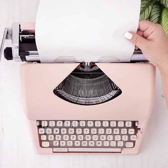Portable Manual Typewriter with Mechanical Keyboard for Classic Writing and Collecting