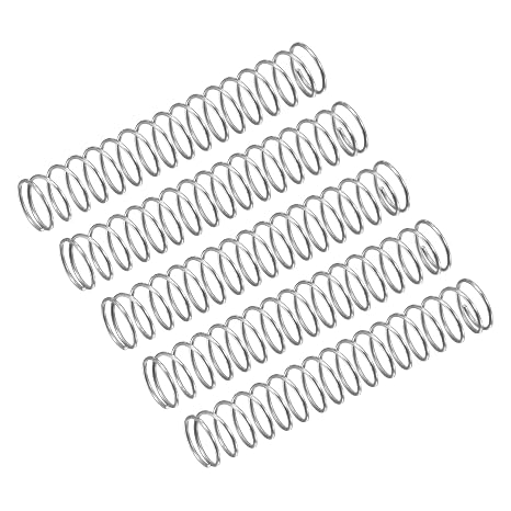 uxcell Compression Spring, 5Pcs 304 Stainless Steel