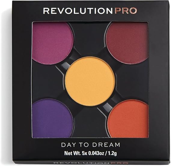 Revolution Beauty London Pro, Refill, Eyeshadow Pack, Day to Dream, 5x1.2g