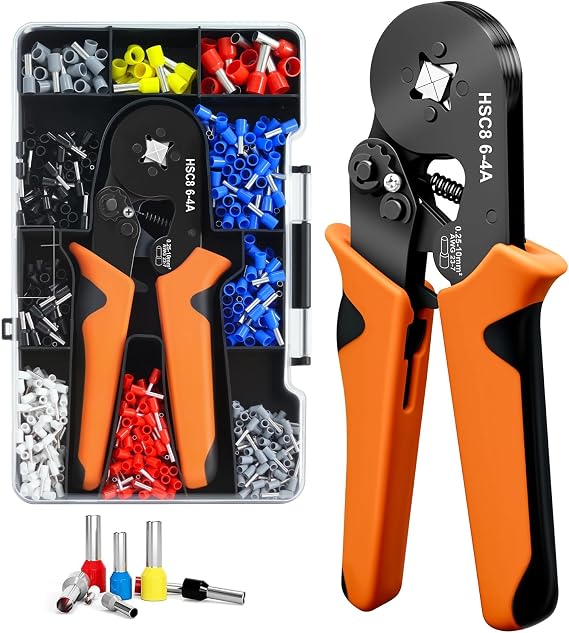Self-adjusting Terminal Crimper 0.25-10 mm² with 1250 Terminals