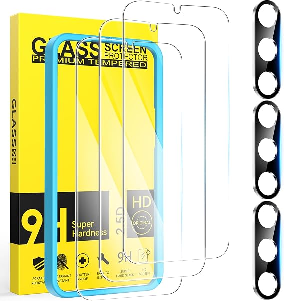 3+3 Pack Screen Protector for Samsung Galaxy S26 5G 6.3-Inch