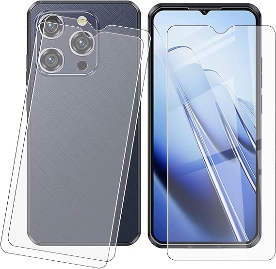 [3 Pack] Tempered Glass Protective Film for Oukitel WP52 (6.60 inch) Screen Protector .IJTYHF 9H Hardness Anti-Scratch No Bubbles Protective Film Tempered Glass Screen Protector
