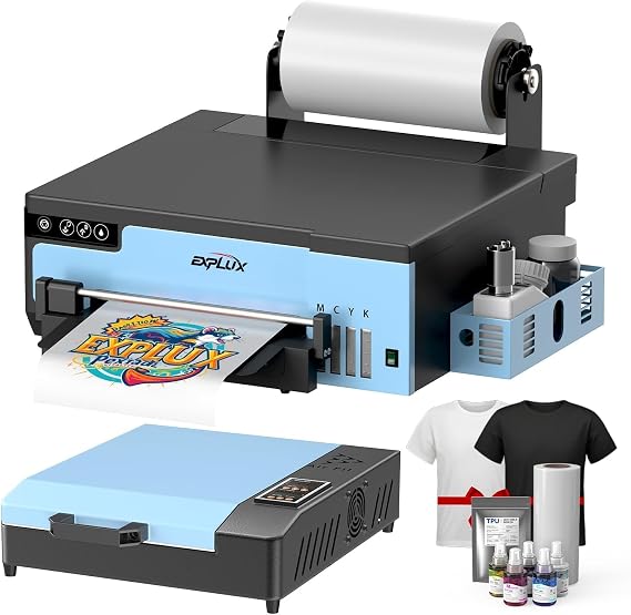 EXPLUX A4 DTF Printer XP600 Printhead L8058 Bundle with Oven