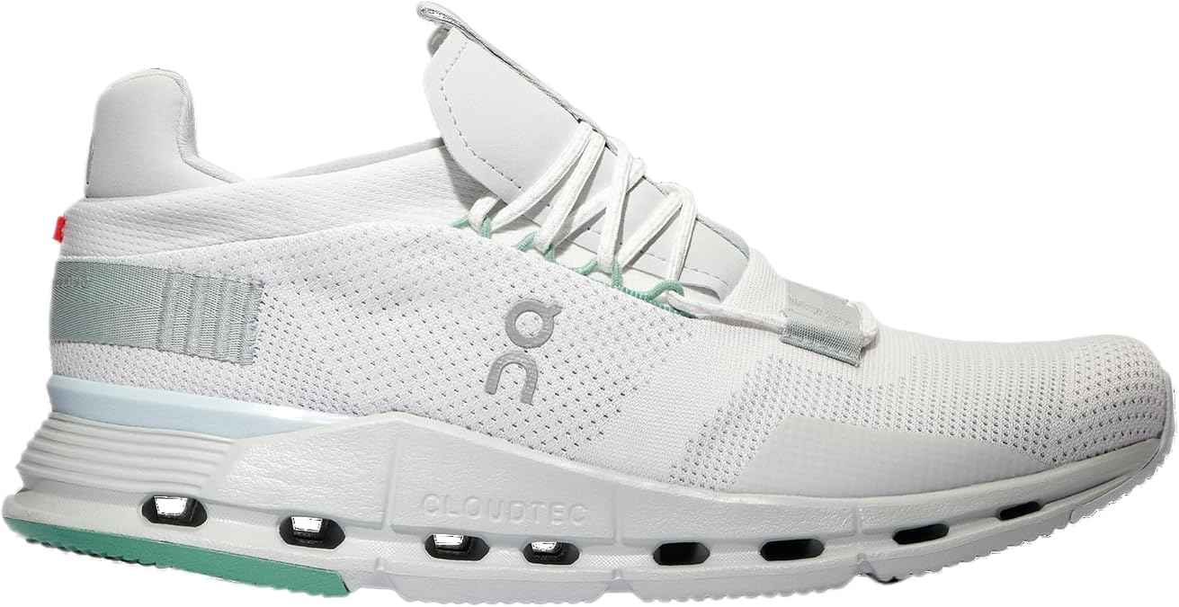 On Men's Cloudnova Sneakers, Glacier/White, 13.5 UK