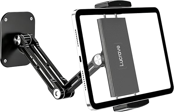 Aluminium Tablet Wall Mount Holder, Fits 4.7-13" Tablets