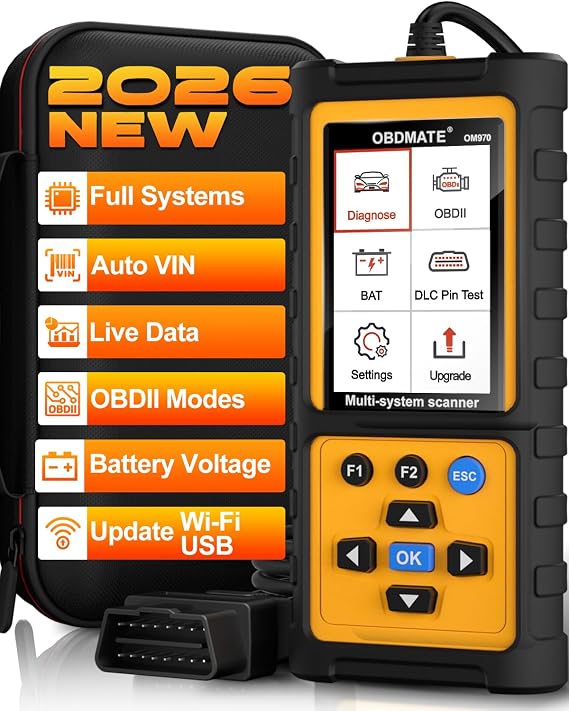 Full Systems OBD2 スキャナー車診断ツール ABS SRSトランスミッションなど付き