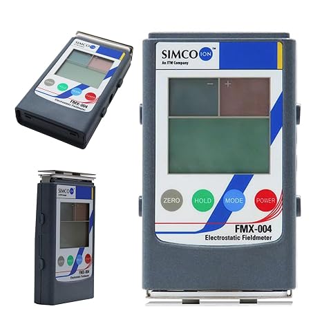 Portable Electrostatic Field Meter with LCD Graphic Display for Real-Time Monitoring in Industrial Environments