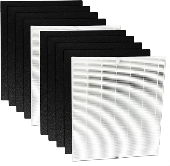 For Airmega 200M AP-1512HH AP-1518 Air Filter 2 HEPA + 8 Carbon Pre-Filters