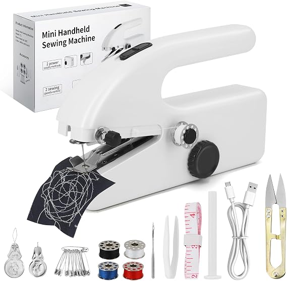 Mini Electric Hand Sewing Machine - 2 Gears Portable