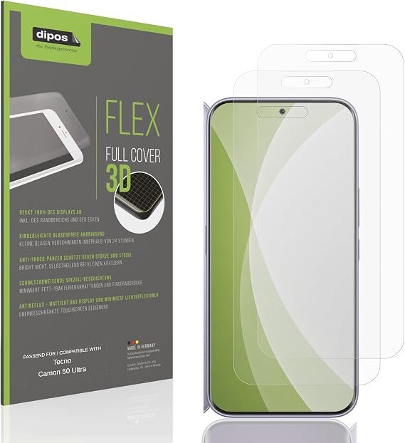 dipos FLEX 2x Matte Screen Protector for Tecno Camon 50 Ultra