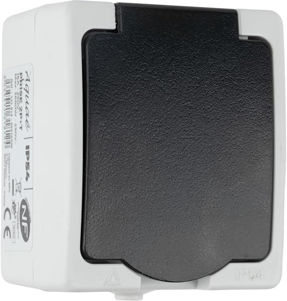 Socket 16A 2P+T IP54 - Aquae