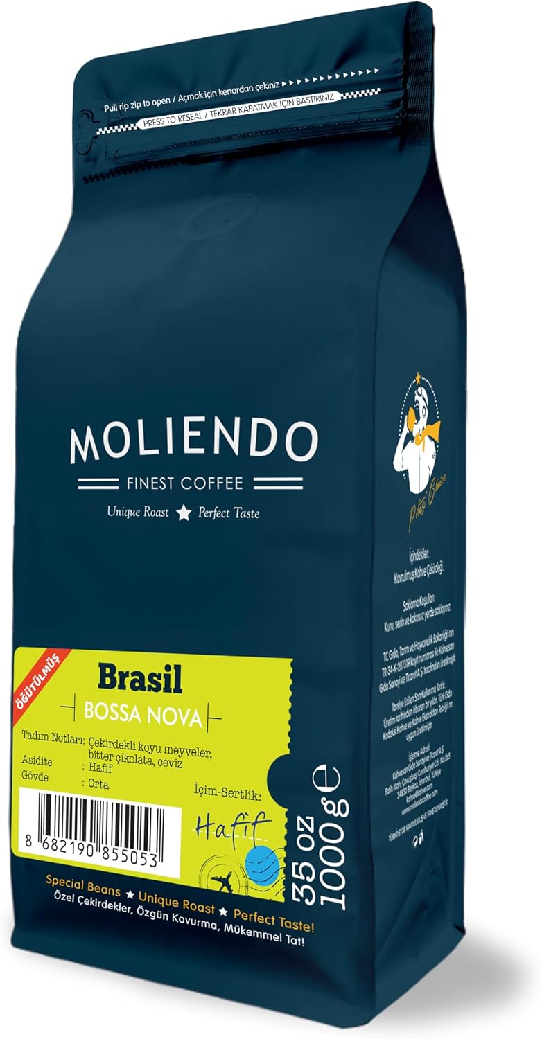 Moliendo Finest Coffee Brasil Bossa Nova Local Coffee Milled Filter Coffee 1000 g
