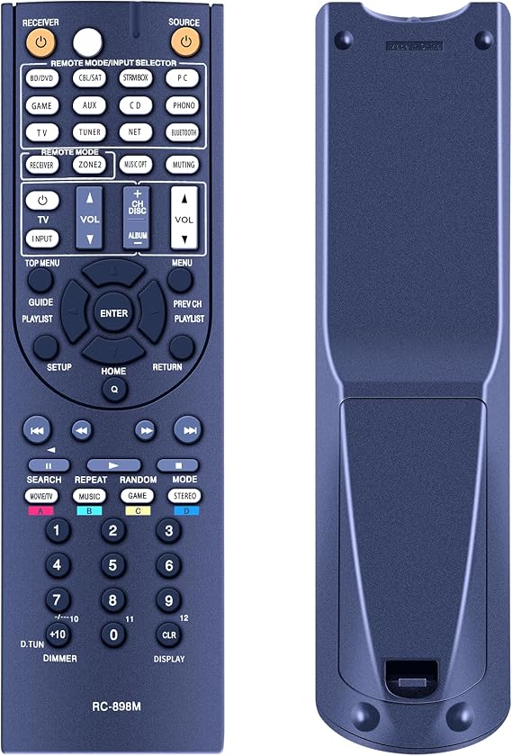 RC-898M Replacement Remote Control for Onkyo Compatible with TX-NR636 TX-NR545 TX-NR646 TX-NR747