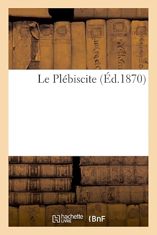 Le Plébiscite (Sciences Sociales)