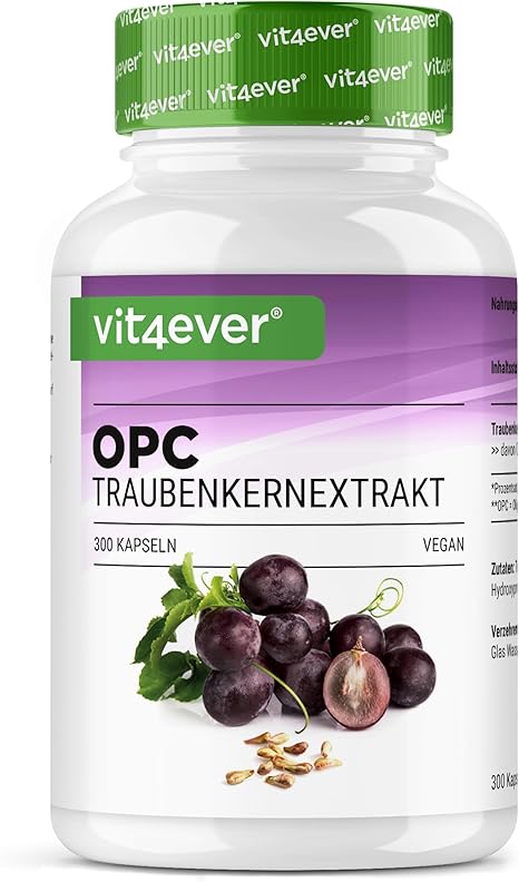 vit4ever OPC Traubenkernextrakt - 300 Kapseln
