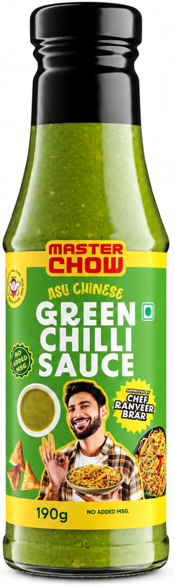 MasterChow Green Chilli Sauce 190g - Natural Chinese Chilli Sauce