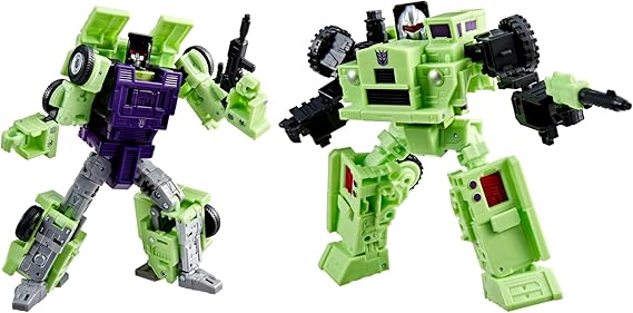 Transformers Studio Series The The Movie Constructicon Long Haul & Constructicon Hook Action Figures