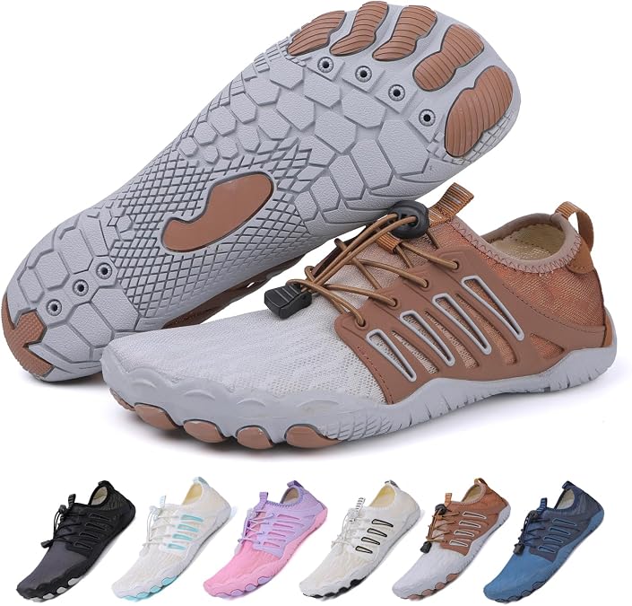 Hike Barefoot Shoes Womens Men,Breathable & Non-Slip Athletic Footwear Wide Toe Water Shoes,Quick Dry Aqua Swim Shoe,Non-Slip Barefoot Shoe