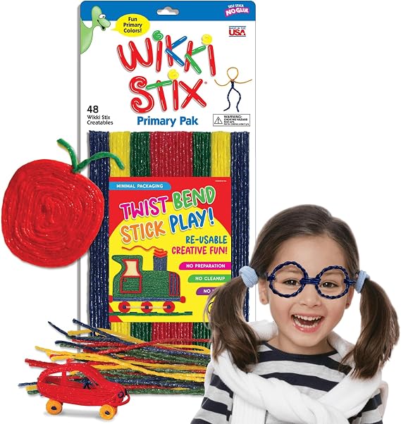 Wikki Stix Assorted Pkg-Primary 並行輸入品