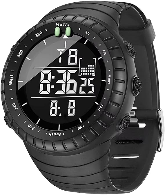 Digital Men's Watches Military Watch Tactical Watch for Men Digital Watch Men's Watch Military Men's Watch 5 ATM Waterproof Outdoor Men's Watches Men Boys Sports Watch Countdown Chronograph Alarm