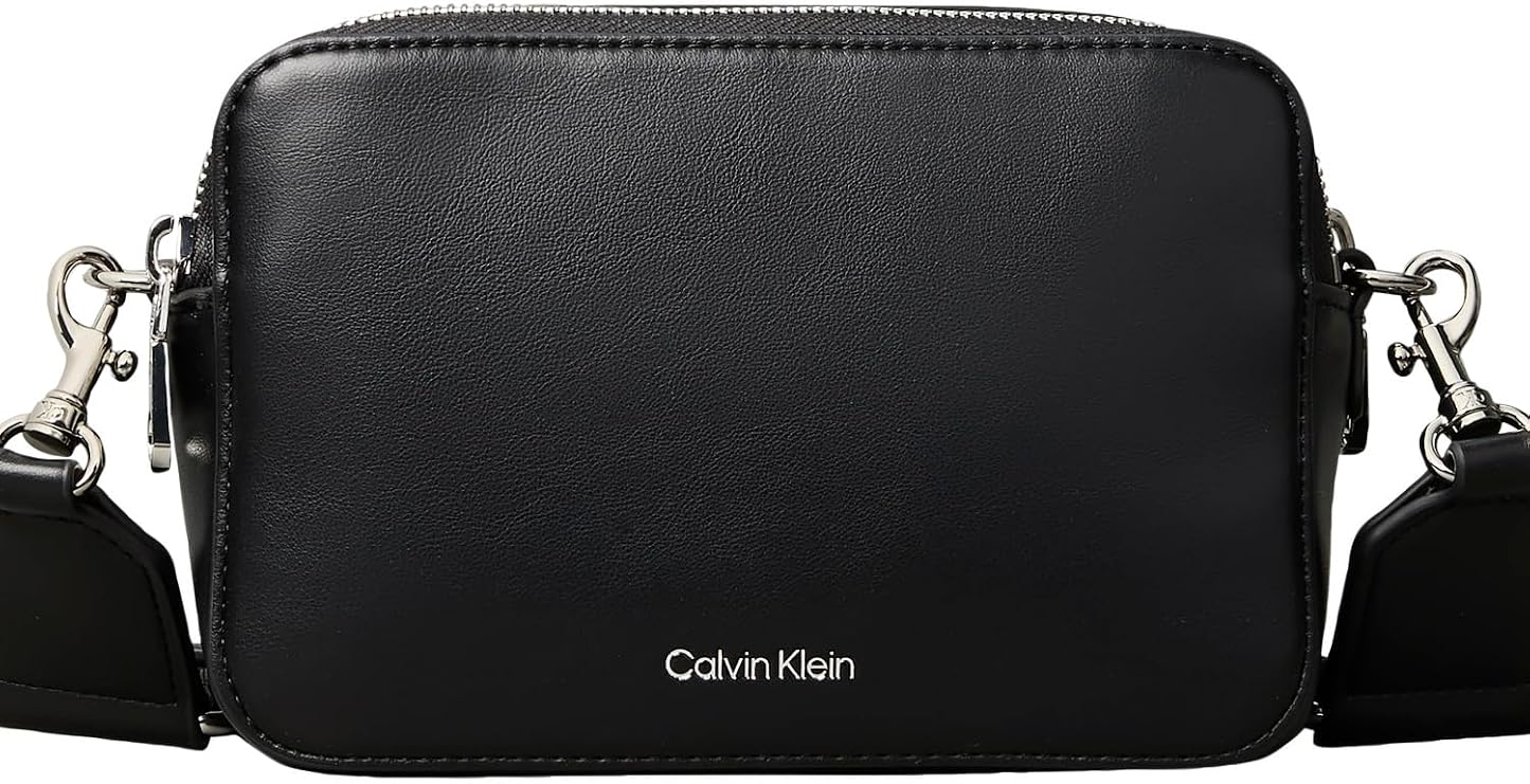 Calvin Klein WEBBING DOUBLE STRAP CAMERA BAG El Çantası Kadın