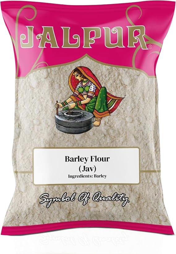 JALPUR MILLERS Premium Barley Flour 100g – Stone Ground Wholegrain Jau Atta – High Fibre, Nutrient-Rich, Ideal for Baking, Breads, Pancakes & Flatbreads – No Additives – Suitable for Vegetarians.