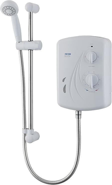 Triton Showers MOSV07SG Seville Universal Electric Shower, 7.5 KW