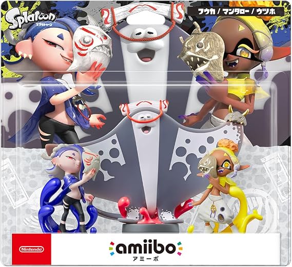 amiibo すりみ連合セットフウカ／ウツホ／マンタロー（スプラトゥーンシリーズ）