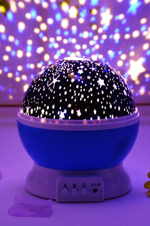 Chermik Star Master Dönen Renkli Yıldız Projeksiyonu Gece Lambası