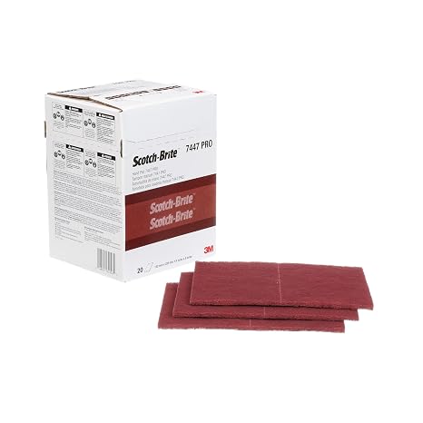 Scotch-Brite Handpad 7448 PRO, SUFN, 158 mm x 224 mm, 20 per Package