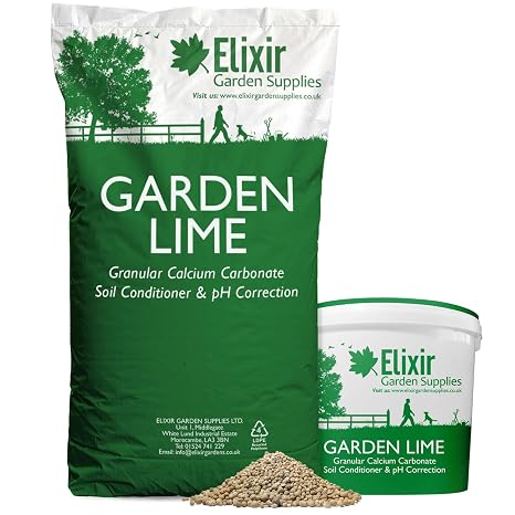 Elixir Gardens Garden Lime Granular Limestone 1kg Bag Treats over 28sqm