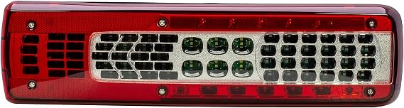 LONGLING Passenger Left Side N/S Full LED Tail Light Rear Lamp 24V with Number Plate Light for VOLVO 2013+ Euro 6 Truck FH FM FL FMX Renault truck T K C Range