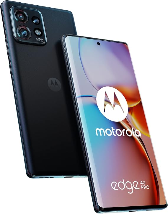 Motorola Edge 40 Pro 5G (Interstellar Black) 256GB Storage + 12GB RAM SIM-Free Unlocked Android Smartphone