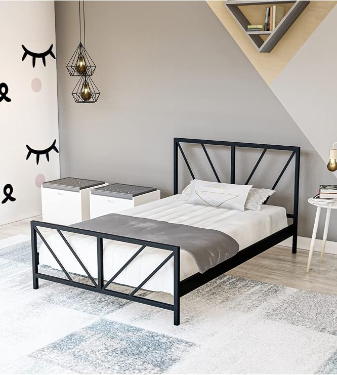 metalia GM 228 GÖZDE SİYAH TEK KİŞİLİK KARYOLA 90X190