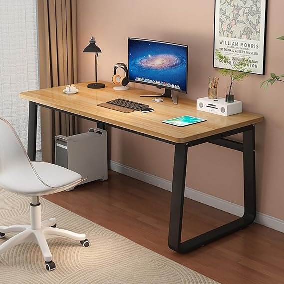Compact Modern Computer Desk for Home Office Easy Assembly Writing & Gaming Desk 120x80x74cm (47x31x29inch) Stylish Design Perfect for Small Spaces